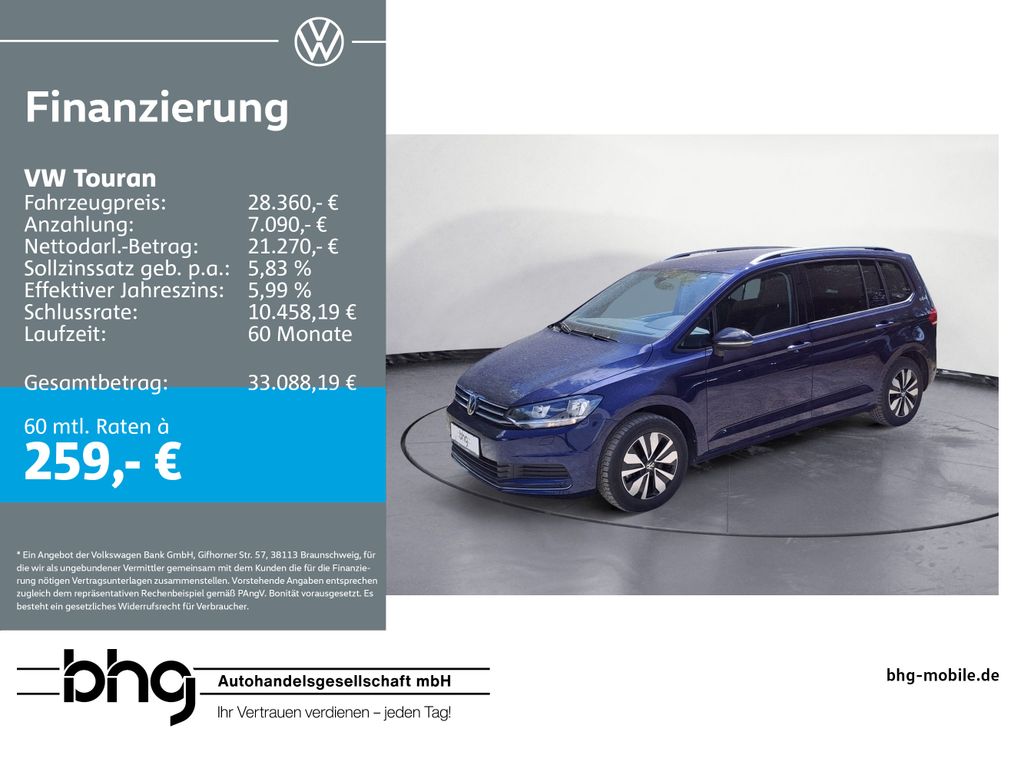 Touran Comfortline 1,5 TSI 6-Gang *CARPLAY*KAMER