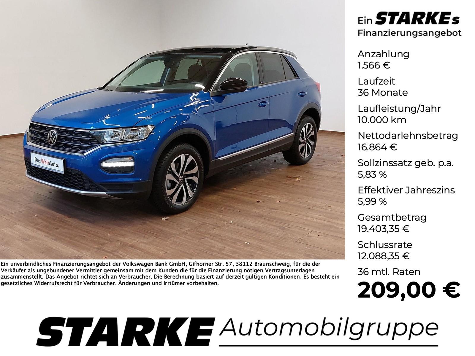Volkswagen T-Roc 1.5 TSI Active  Standheiz Navi PDC LM Temp
