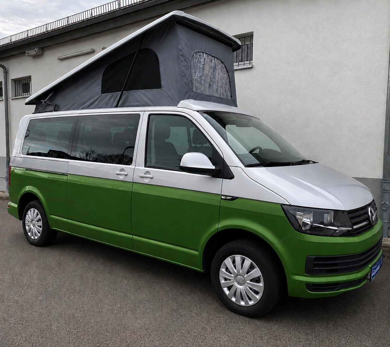 Volkswagen T6 CAMPER AUFSTELLDACH LANGVERSION WENIG KM foto 2