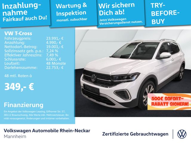 Volkswagen T-Cross 1.0 TSI Style DSG Navi PDC LED uvm