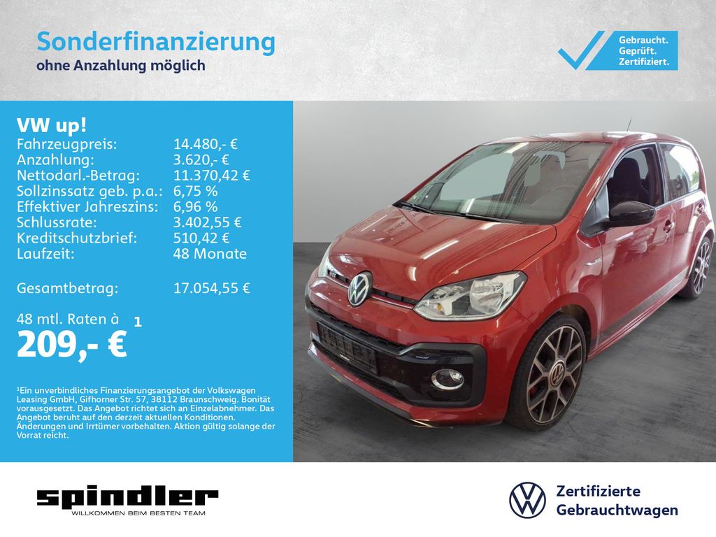 Volkswagen up! GTI 1.0TSI / Bluetooth, Climatronic,RFK, SHZ