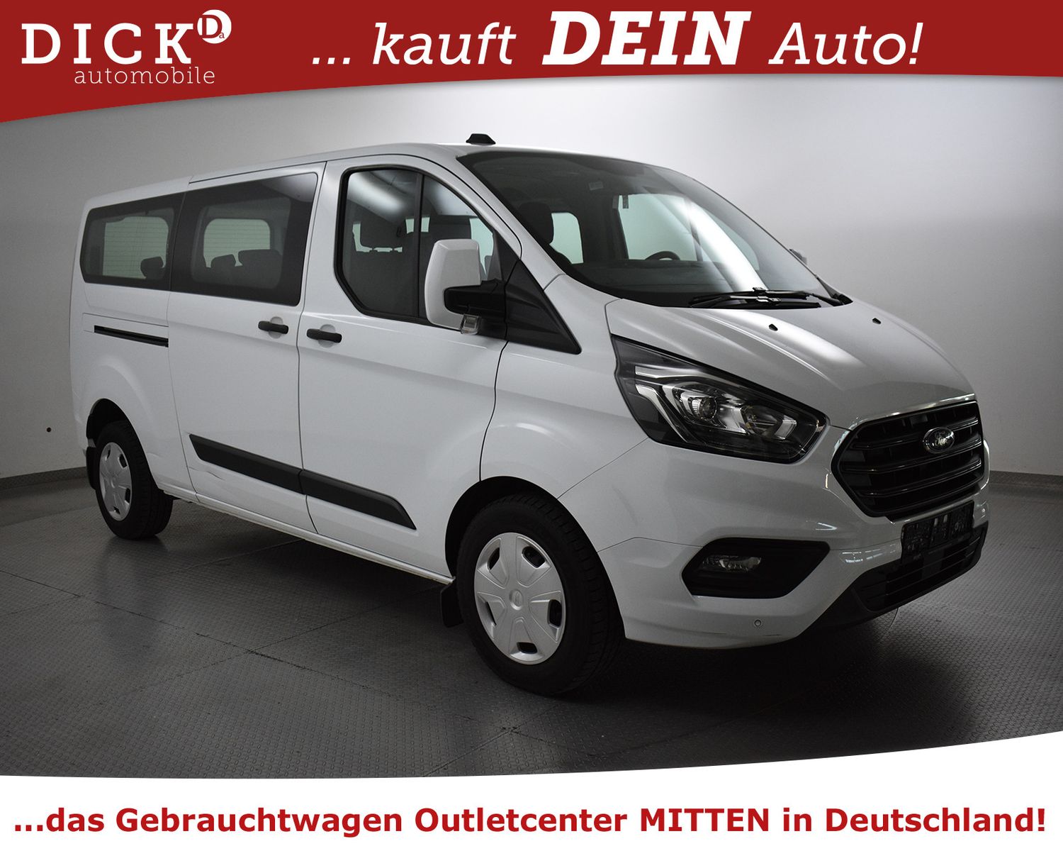 Fahrzeugabbildung Ford Tourneo Cust 2.0d Lang >9-SIT+KLIMA+PDC+TEMP+MFL