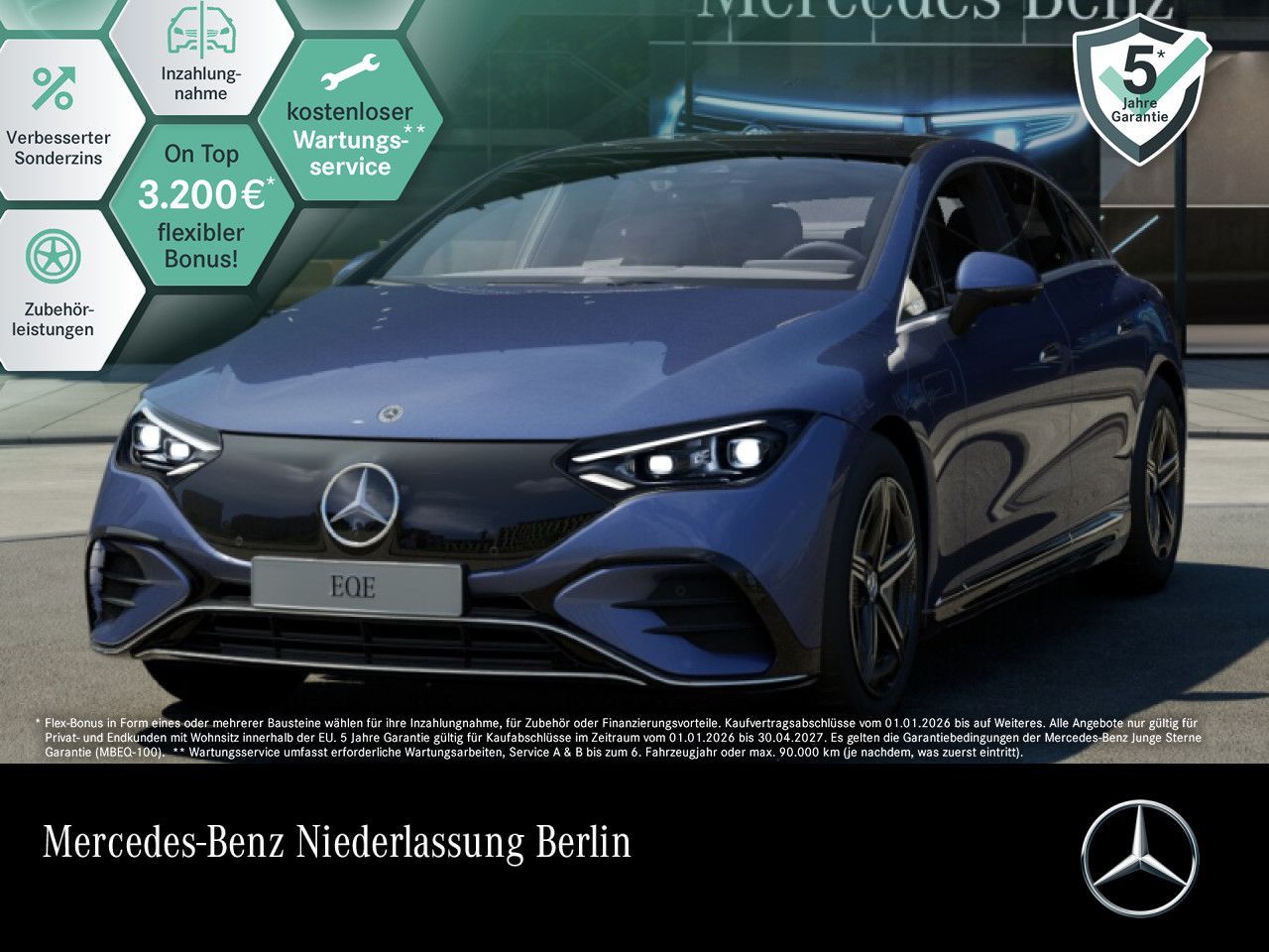 MERCEDES-BENZ EQE 350 4M AMG/PREMIUM/PANO/BURM/DIGI-LIGHT/360