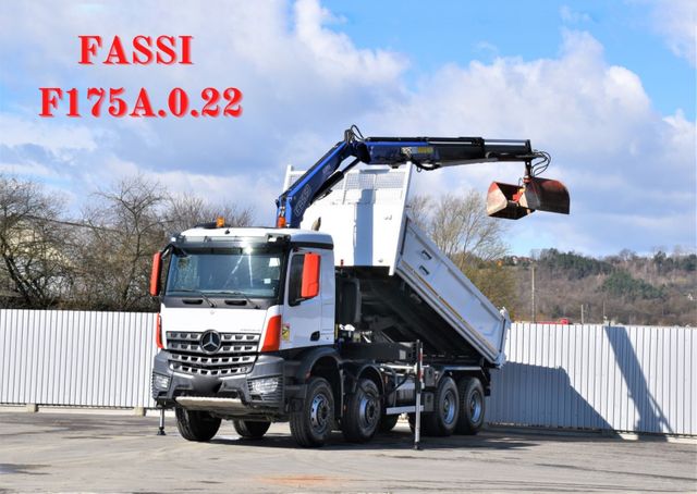 Volvo FMX 500 8X4 Euro 6 Fassi F485 + Fly Jib mobile crane for