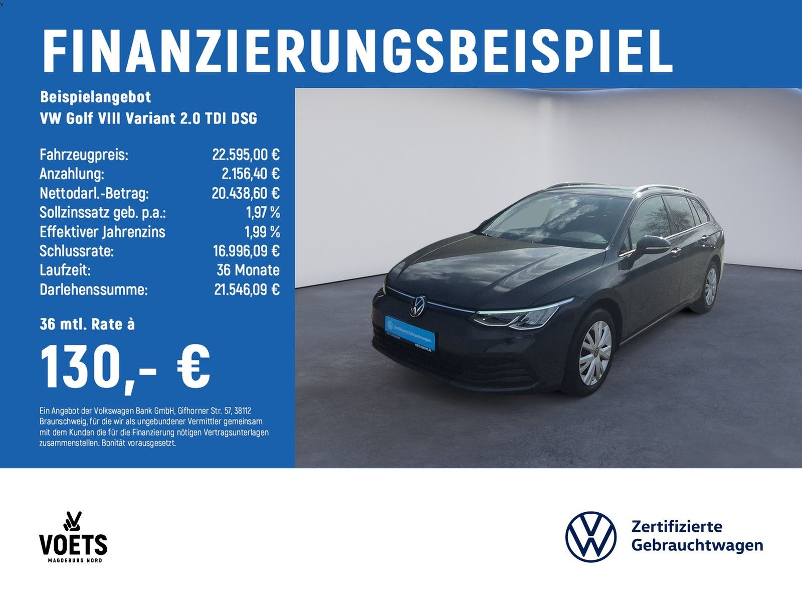 Volkswagen Golf VIII Variant 2.0  TDI  DSG Life LED+NAVI+AC