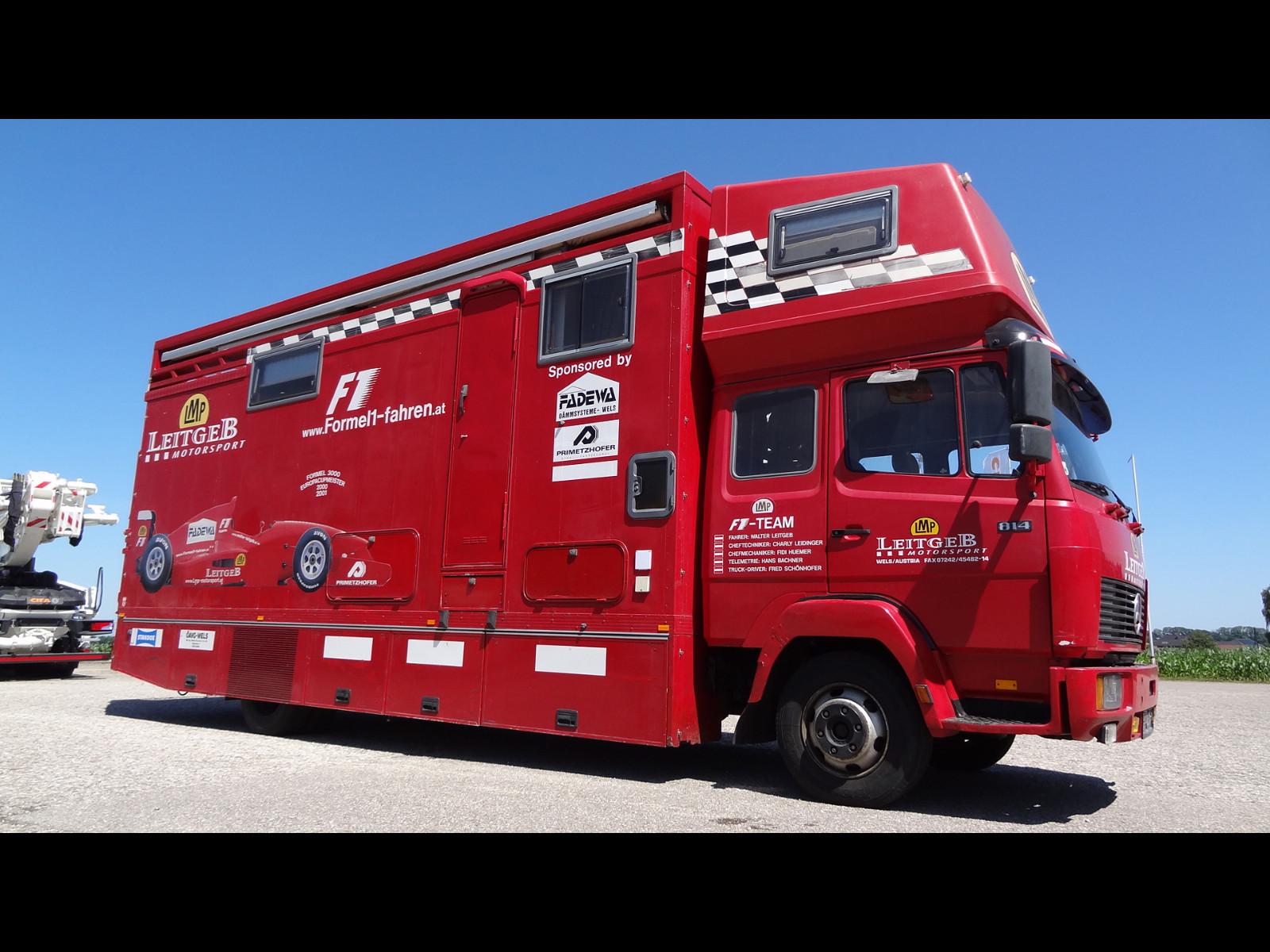 Mercedes-Benz ATEGO 814 4x2 - RENNTRANSPORTER - MOTORHOME