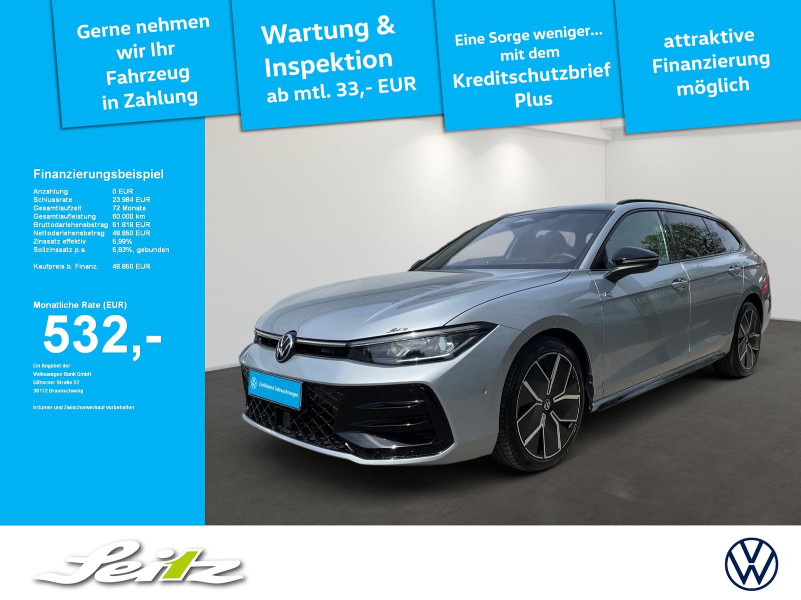Volkswagen Passat Variant 2.0 TDI 4-Motion DSG R-Line *AHK*
