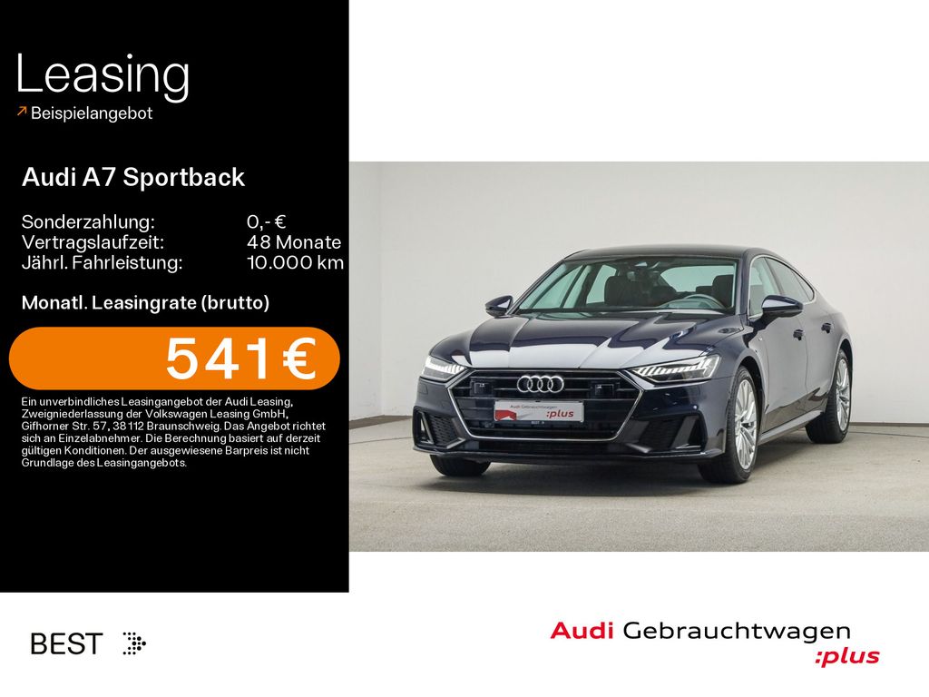 Audi A7 Sportback 40 TDI S line Ext., HUD, Assist, Pa