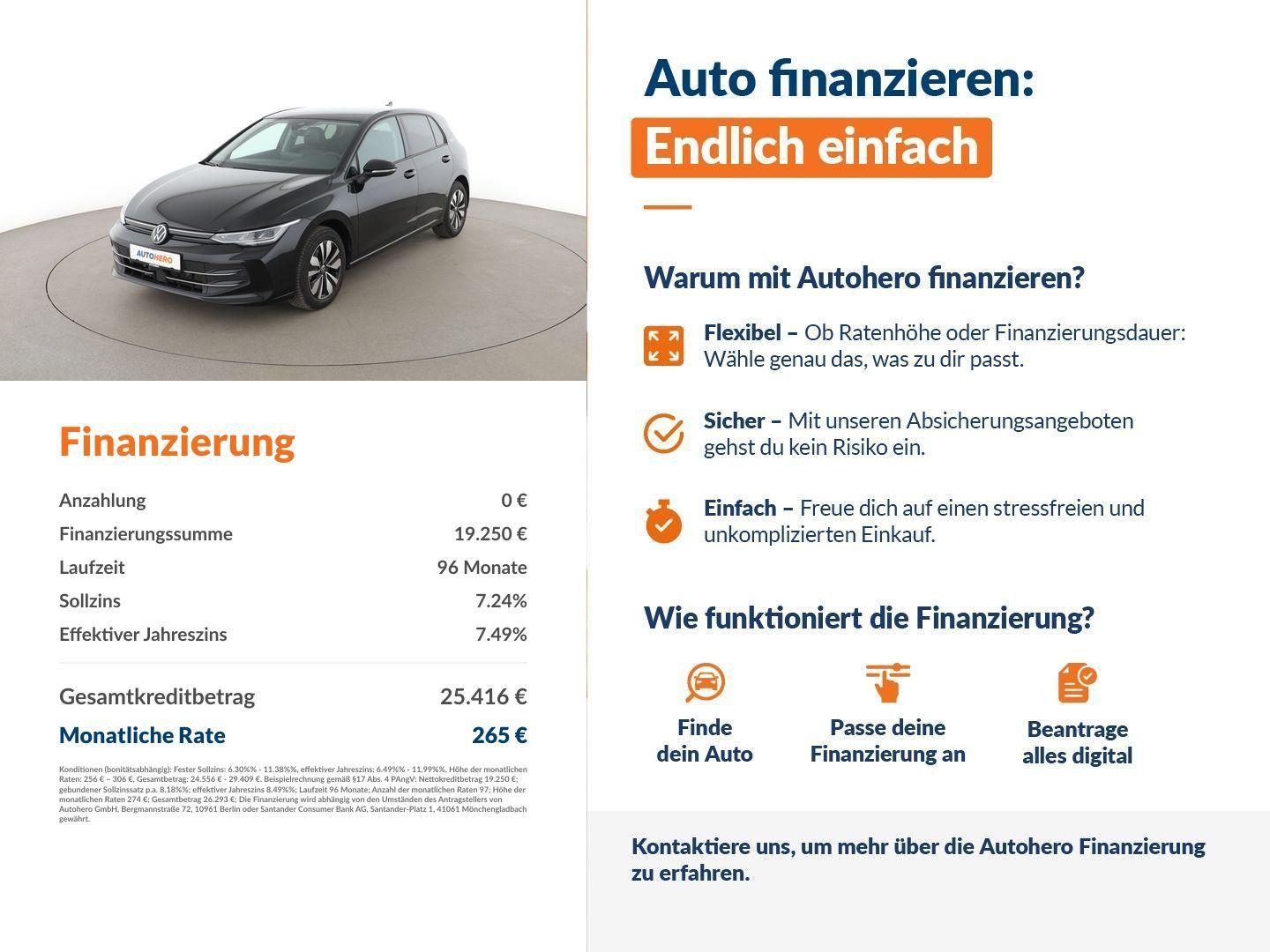 Volkswagen Golf VIII 1.5 TSI Goal*LED*ACC*PDC*SHZ*KLIMA*
