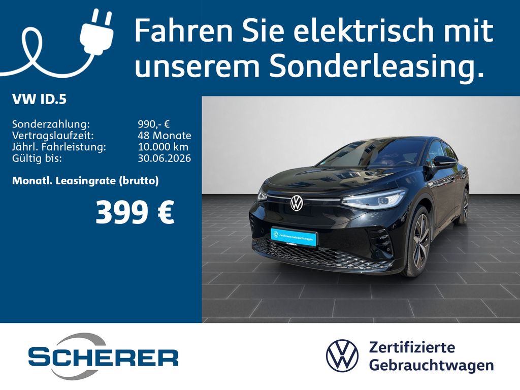 Volkswagen ID.5 GTX 4MOTION IQ.LIGHT NAVI AHK REAR VIEW DCC