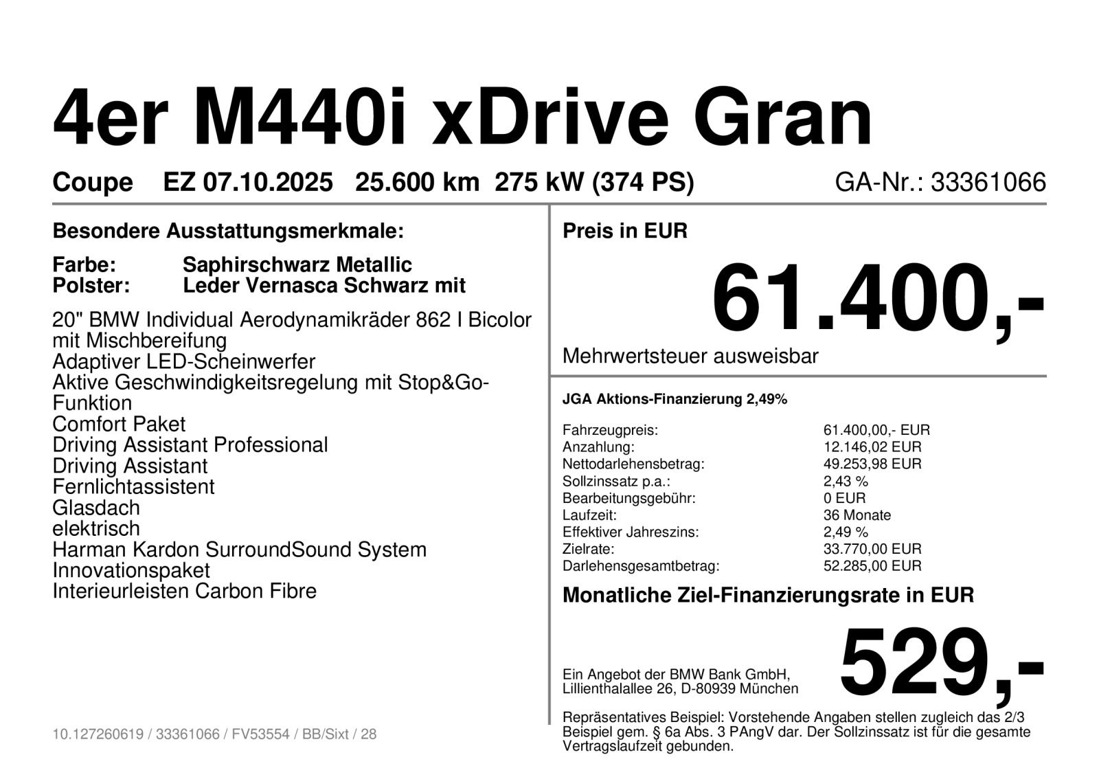BMW M440 - Bild 4