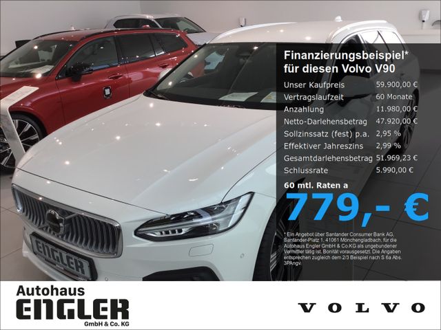 Volvo V90 B4 Plus Bright Leder 360 Cam Licht