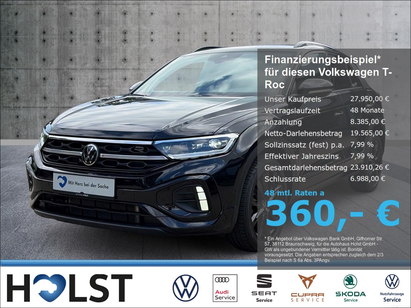 Volkswagen T-Roc 1.5TSI DSG R-Line Kamera IQ.Light Business