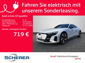 Audi Leasingangebot: Audi e-tron GT quattro MATRIX LUFT HuD 360° ACC B&O