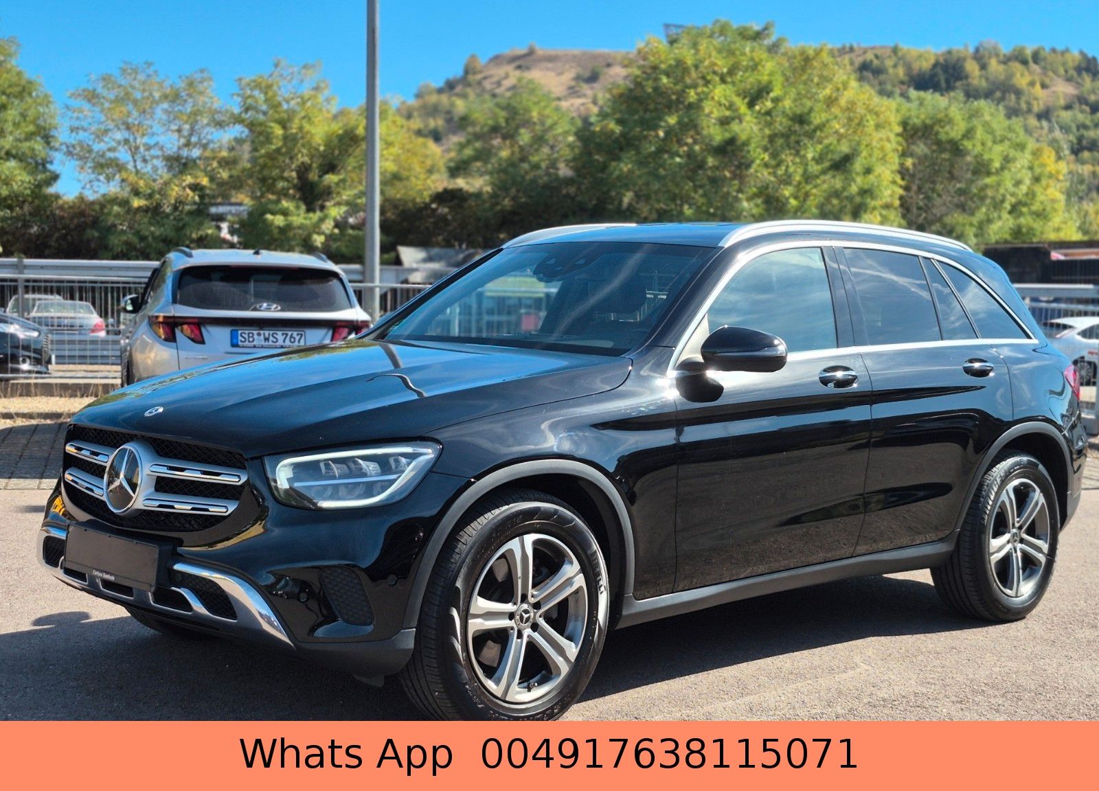 Mercedes GLC 220 2021, 2.0D dīzelis, Automāts, SUV/Apvidus, Melns — Latvijā