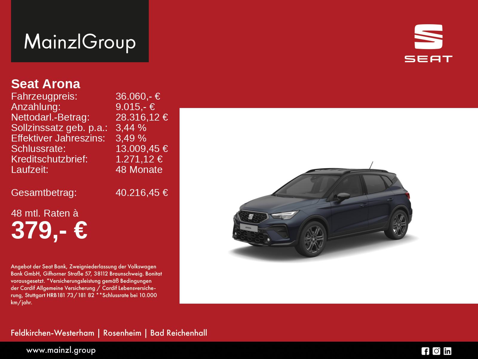 Seat Arona FR 1.0 TSI 85 kW (116 PS) 7-