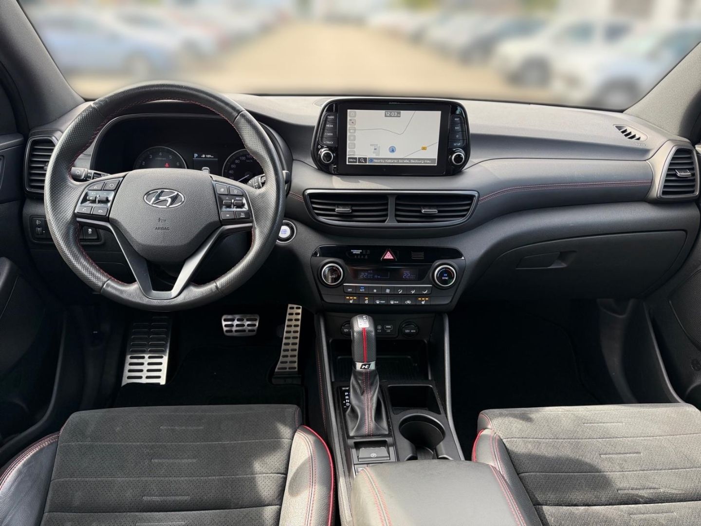 Fahrzeugabbildung Hyundai Tucson 1.6T 4WD N-Line AHK Navi Panoramadach LED