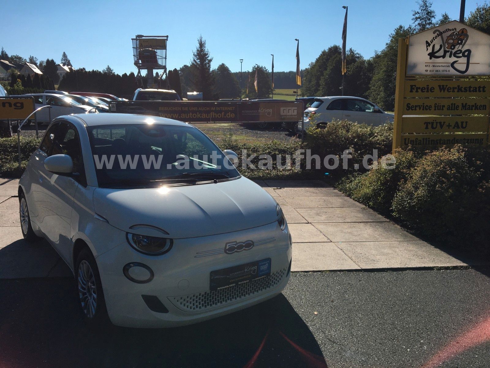 Fiat 500e  Tempomat, Carplay / Android Auto imagem 2