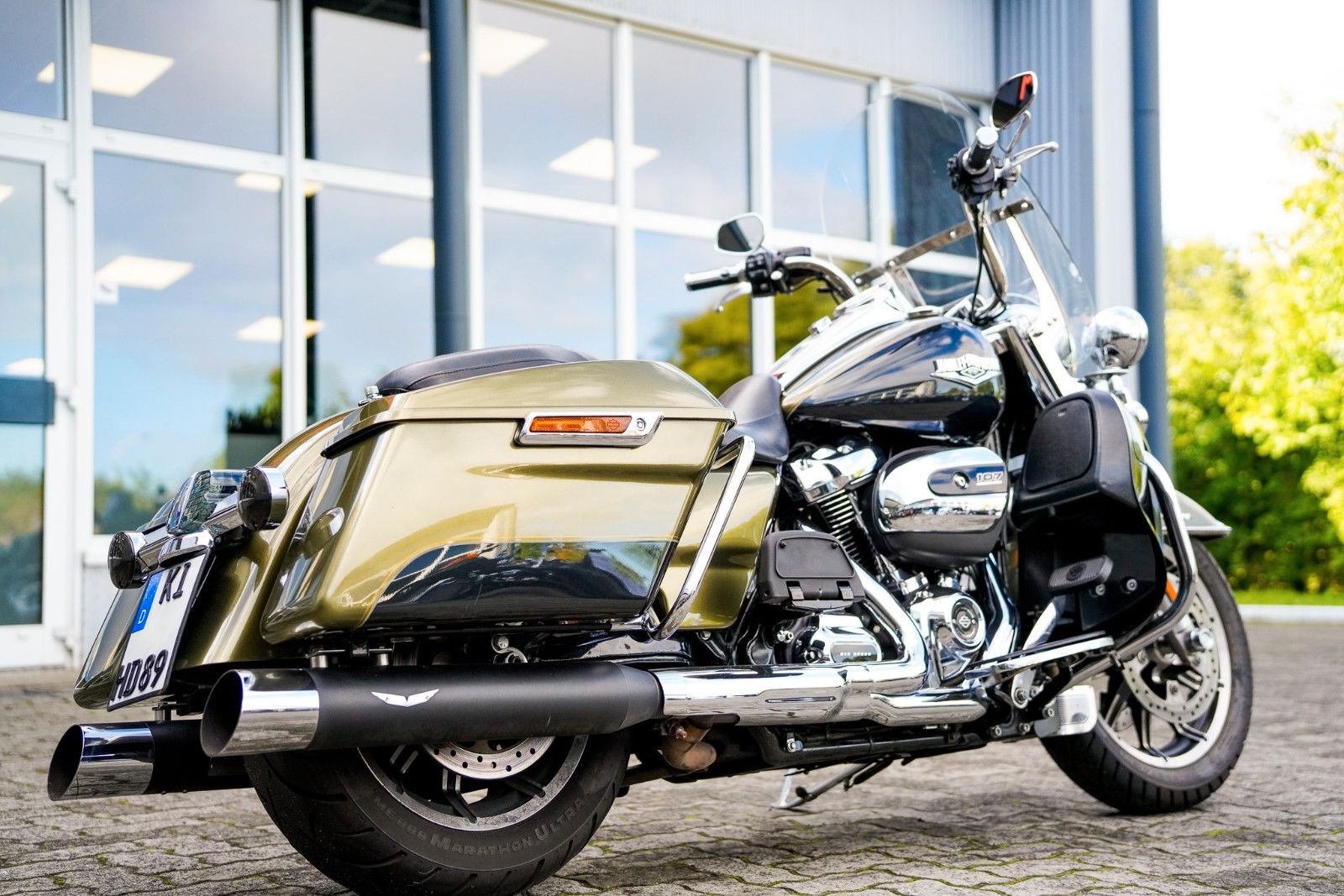 Fahrzeugabbildung Harley-Davidson FLHR Road King 107 cui - Penzl - Beinschilde