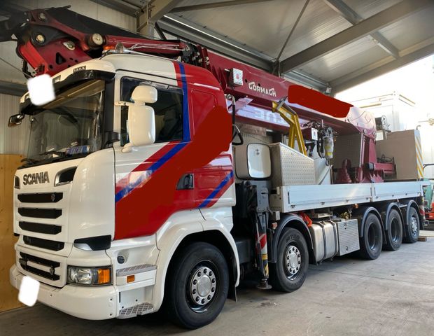 Scania R 580 LB 10x4 m. Cormach 120.000 Tech/Dachdecker