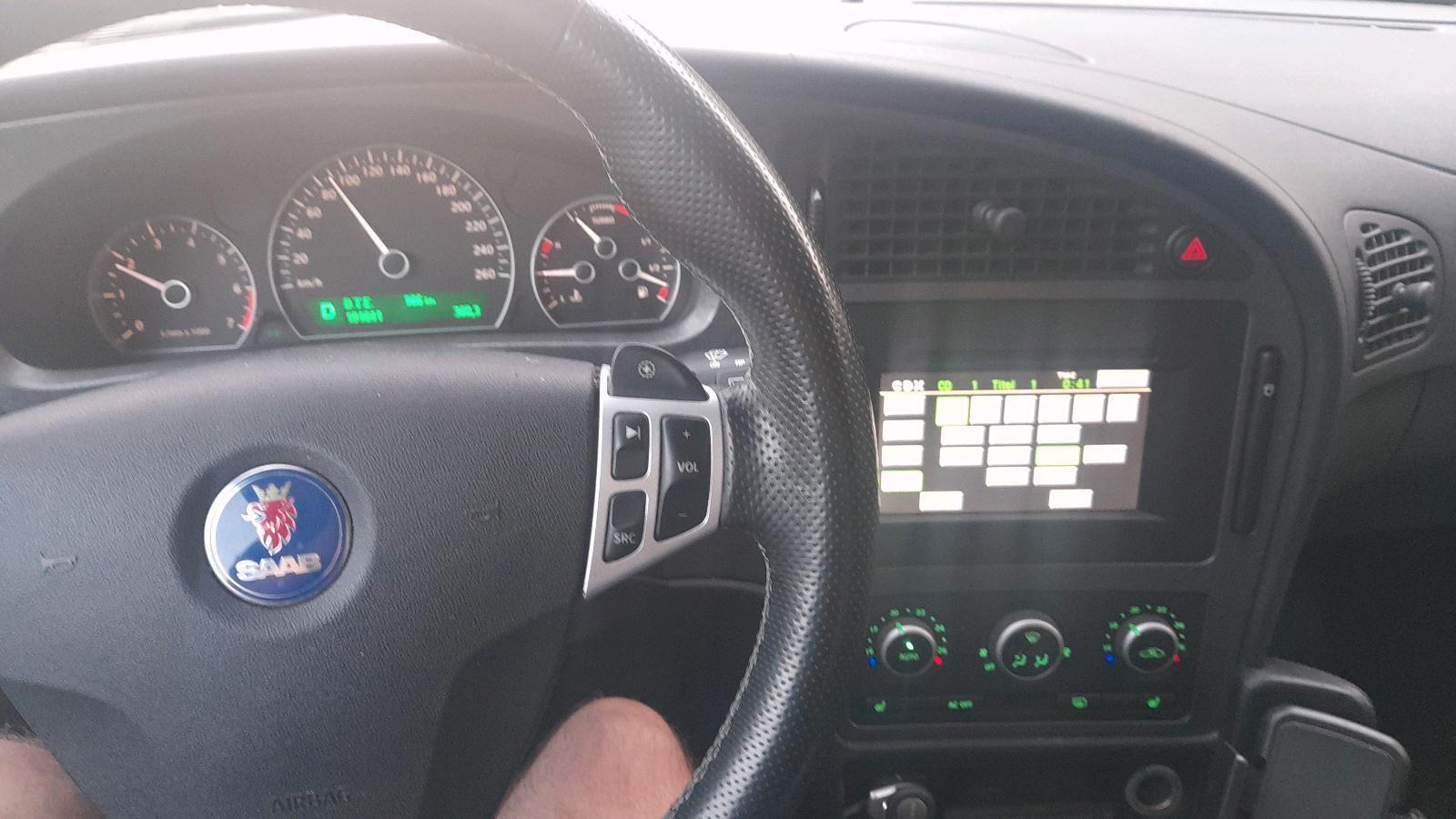 Saab 9-5 2007 — салон