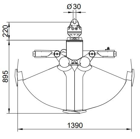 Fahrzeugabbildung Other Kinshofer Grabgreifer / Greifer / KM 604 - 350