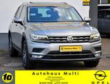 Volkswagen Tiguan Highline4Motion Pano ACC CarPlay AHK LED - mit Benzin-Antrieb: Grau, Beheizbares Lenkrad, Geländewagen