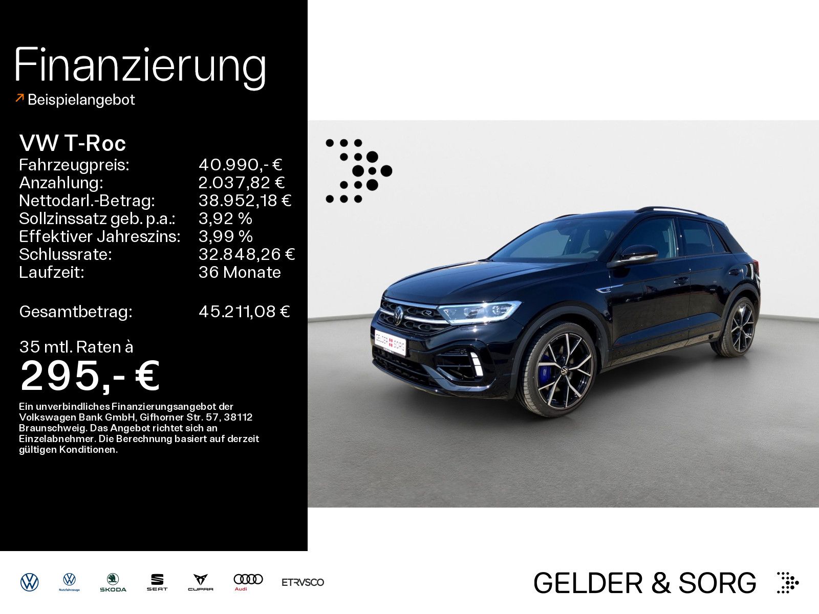Volkswagen T-Roc R 2.0 TSI 4Motion Matrix*AHK*RFK*Pano*ACC