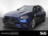 Mercedes-Benz E 63 AMG S 4M +T-Modell AMG HEADUP+PANO+DISTRO - blaue Mercedes-Benz E 63 AMG