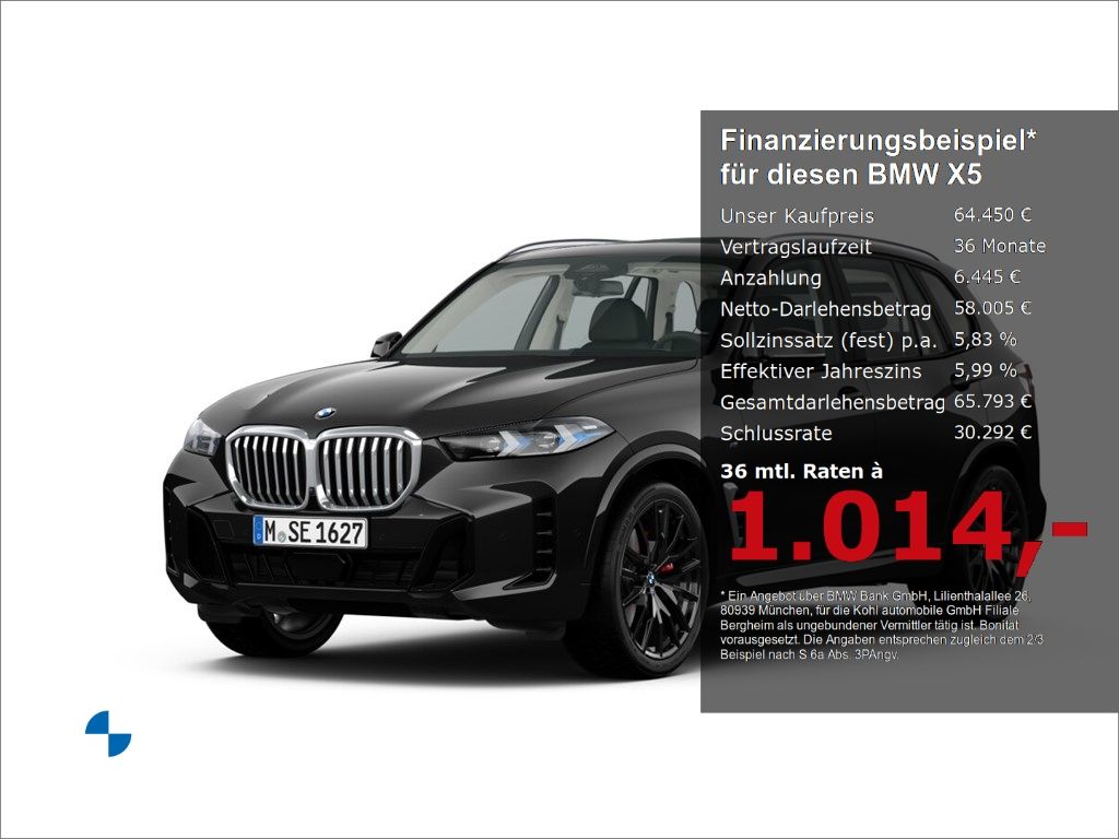 BMW X5 xDrive 30d M Sport Pro Anhängerkupplung Komf