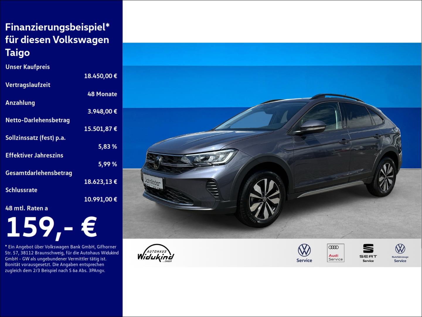 Volkswagen Taigo 1.0 TSI Move Navi Digitales Cockpit LED Ap