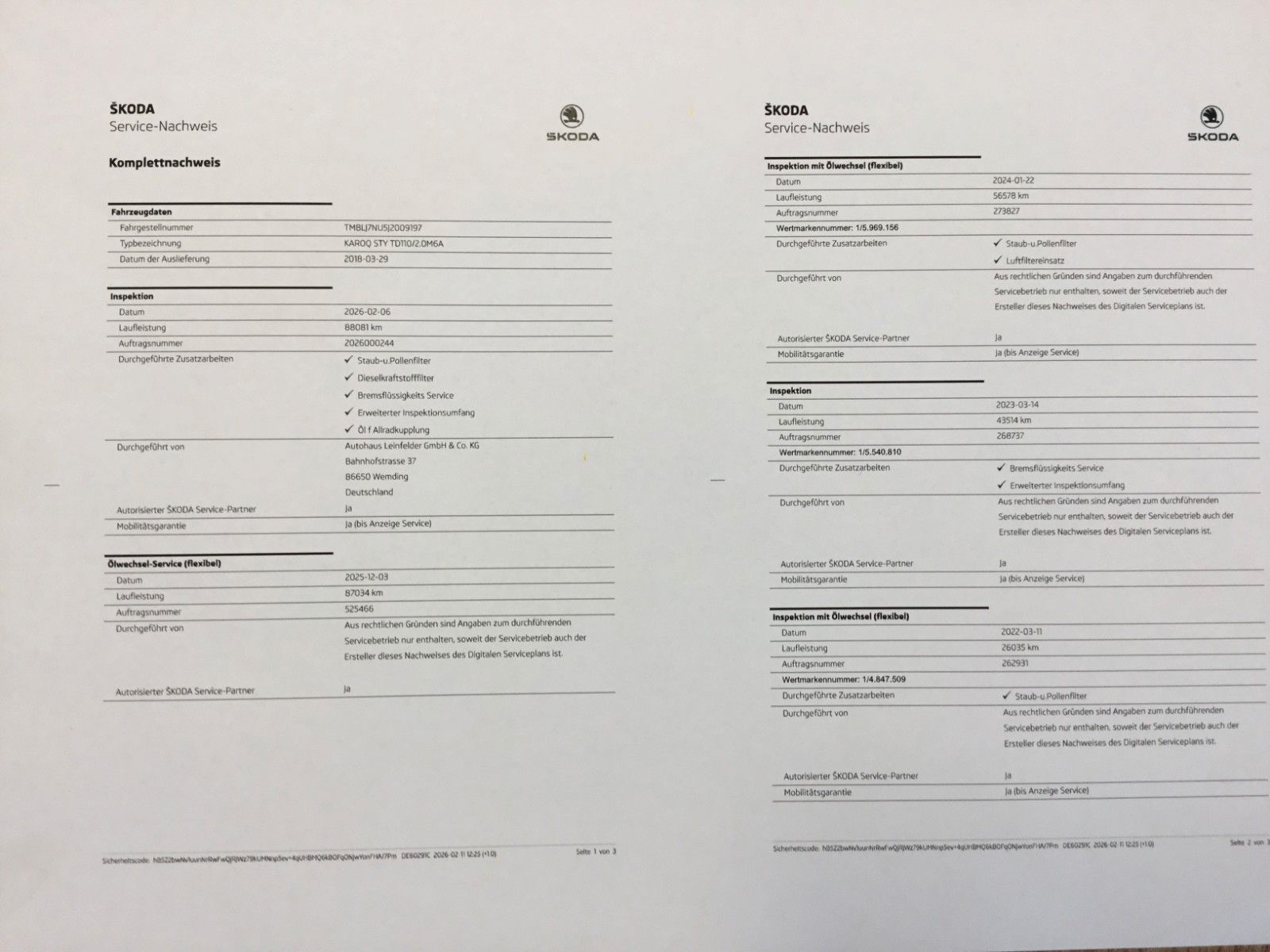 Fahrzeugabbildung SKODA Karoq 2.0 TDI Style 4x4+LED+AHK+18"+Navi