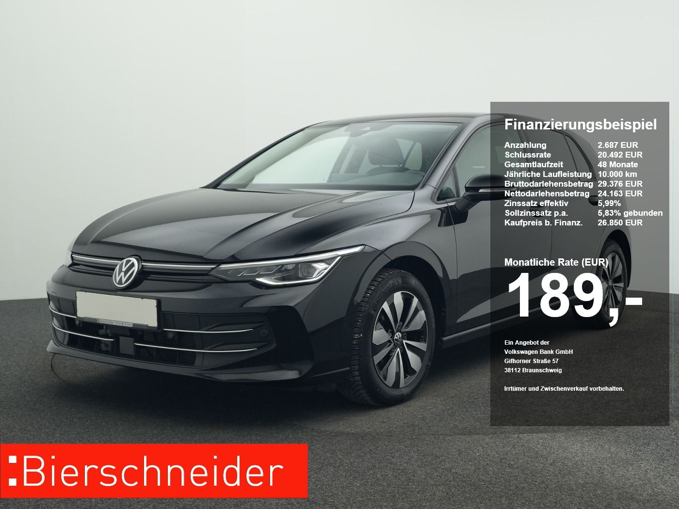 Volkswagen Golf 8 1.5 eTSI DSG Goal LED-PLUS NAVI KAMERA PA