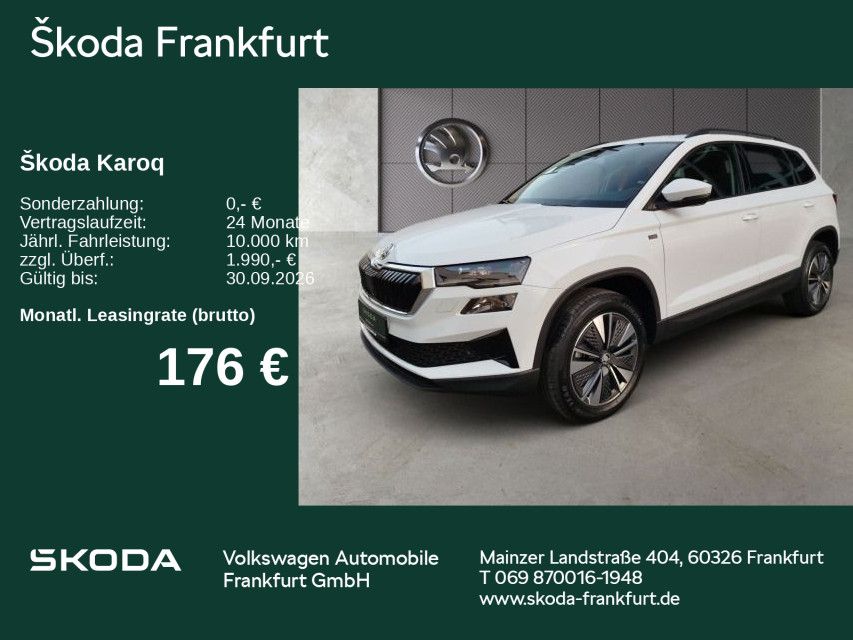 Skoda Karoq Tour 1,5 TSI DSG AHK/ Fahrassistenz Plus/