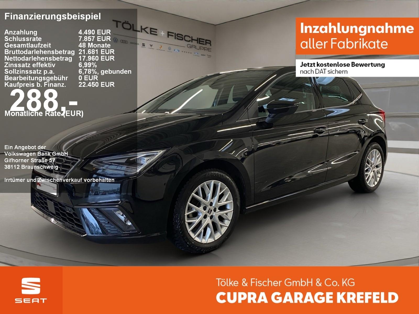 Seat Ibiza 1.0 TSI FR ACC AUT Kam. Navi Sportp. LED