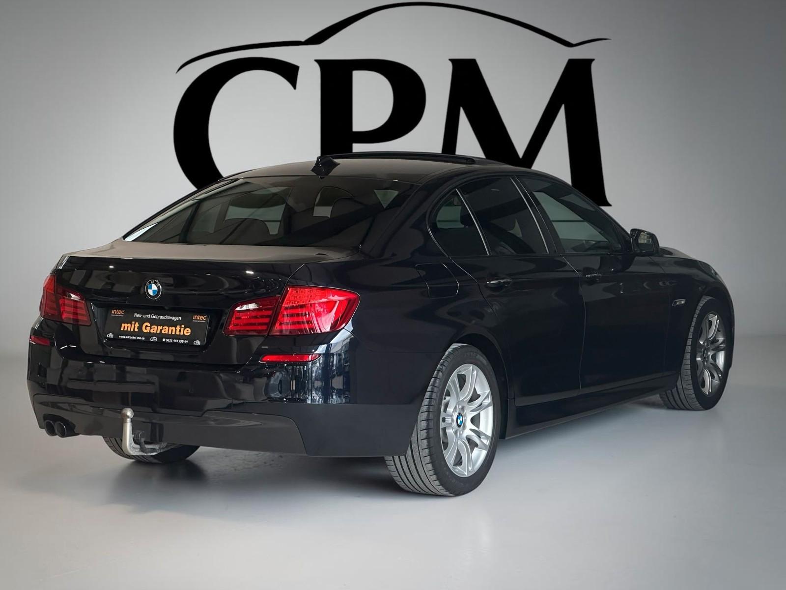 BMW 525d F10 3.0 204ch BVA PACK M - TOIT OUVRANT - AFFICHAGE TÊTE HAUTE - CUIR - ATTELAGE PIVOTANT - CAMÉRA DE RECUL