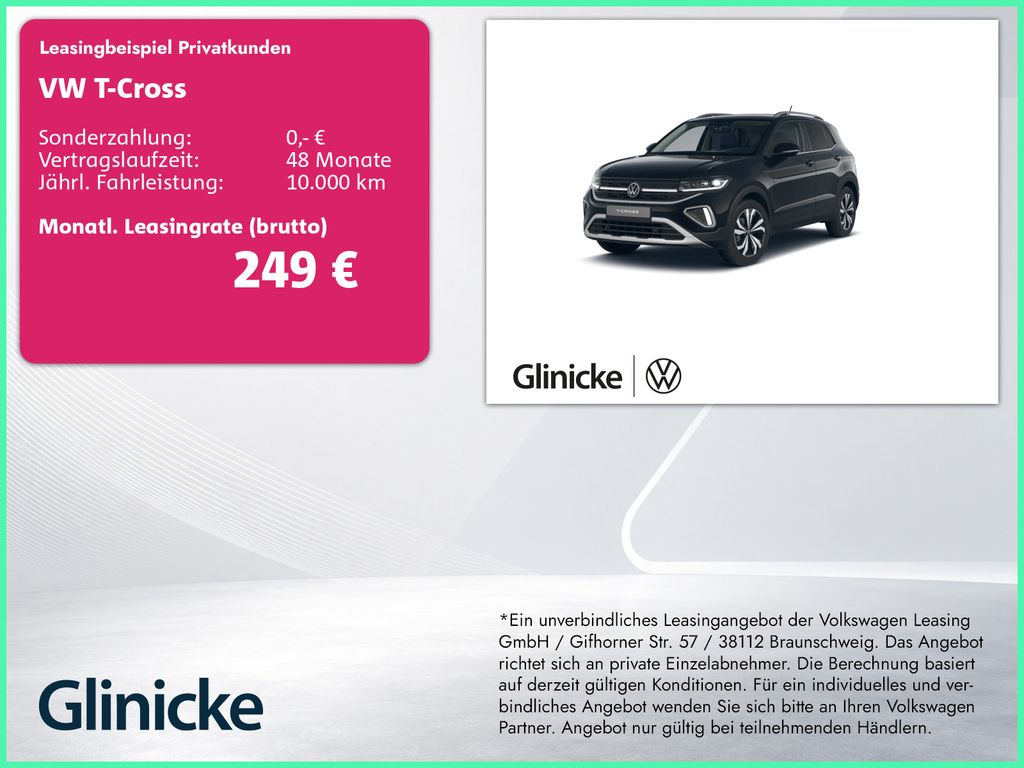 T-Cross Style 1.0 l TSI 85 kW (116 PS) 7-Gang-Do