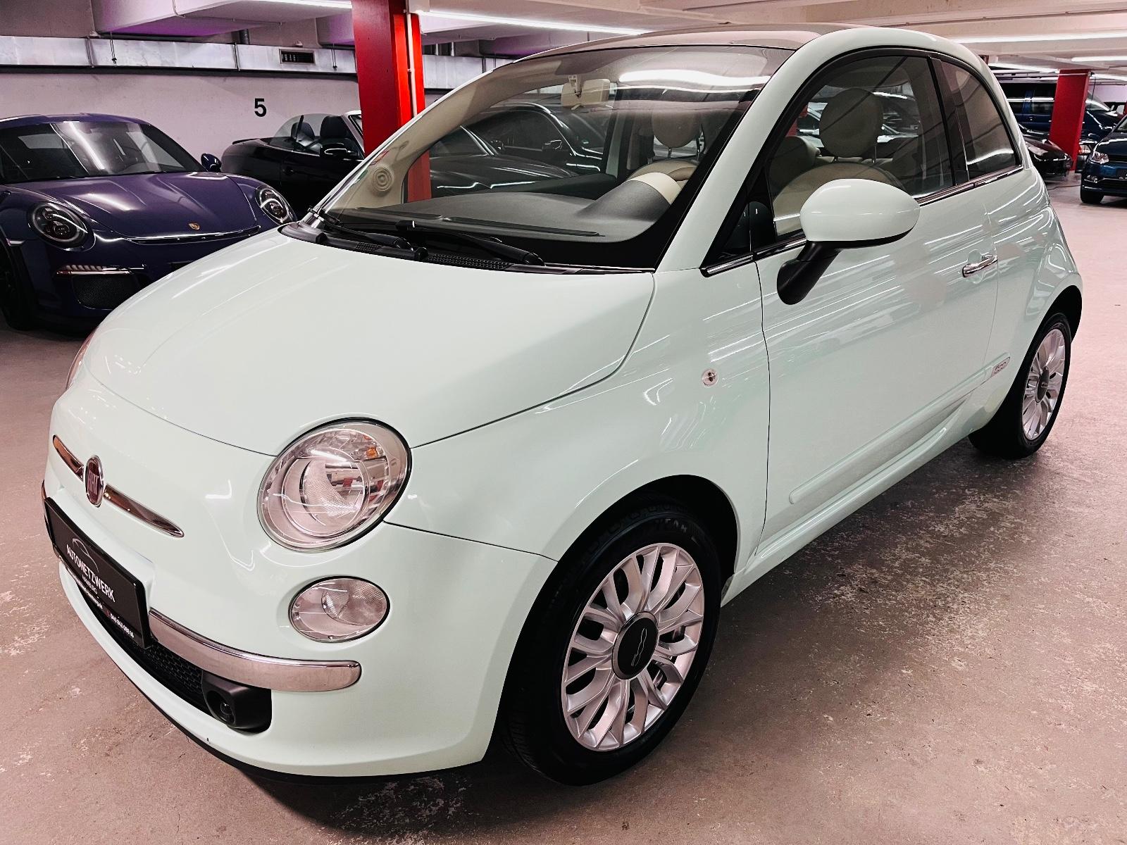 Fiat 500 Lounge Panoramadach | Teil-Leder | CD-Player