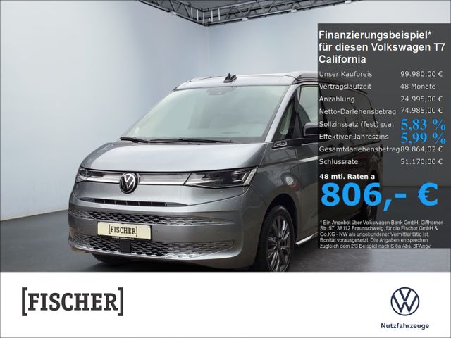 Volkswagen T7 California 2.0TDI NEW Ocean LED ACC Apple Car