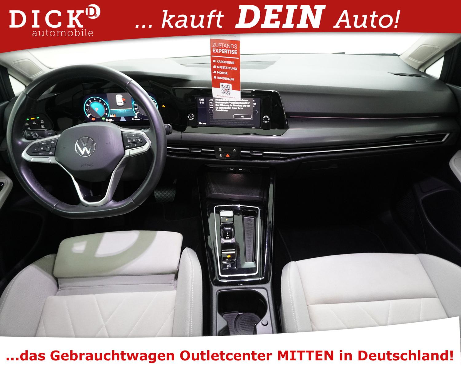 Volkswagen Golf VIII 1.5 eTSI Style MEMO+MASS+KAM+ACC+VIRTU, миниатюра 9