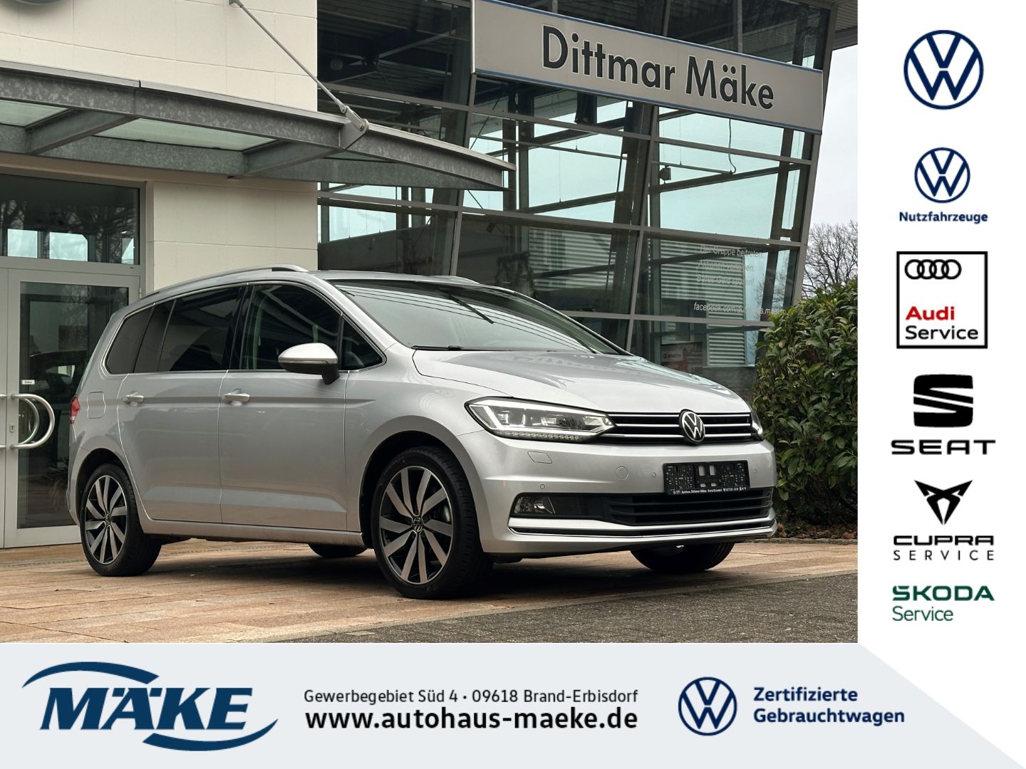 Touran Highline 2.0 TDI DSG ACC AHZV LED ASSIST 