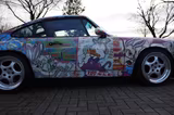 Porsche 964 foliertes Einzelstück  - Porsche 964 mit Schiebedach