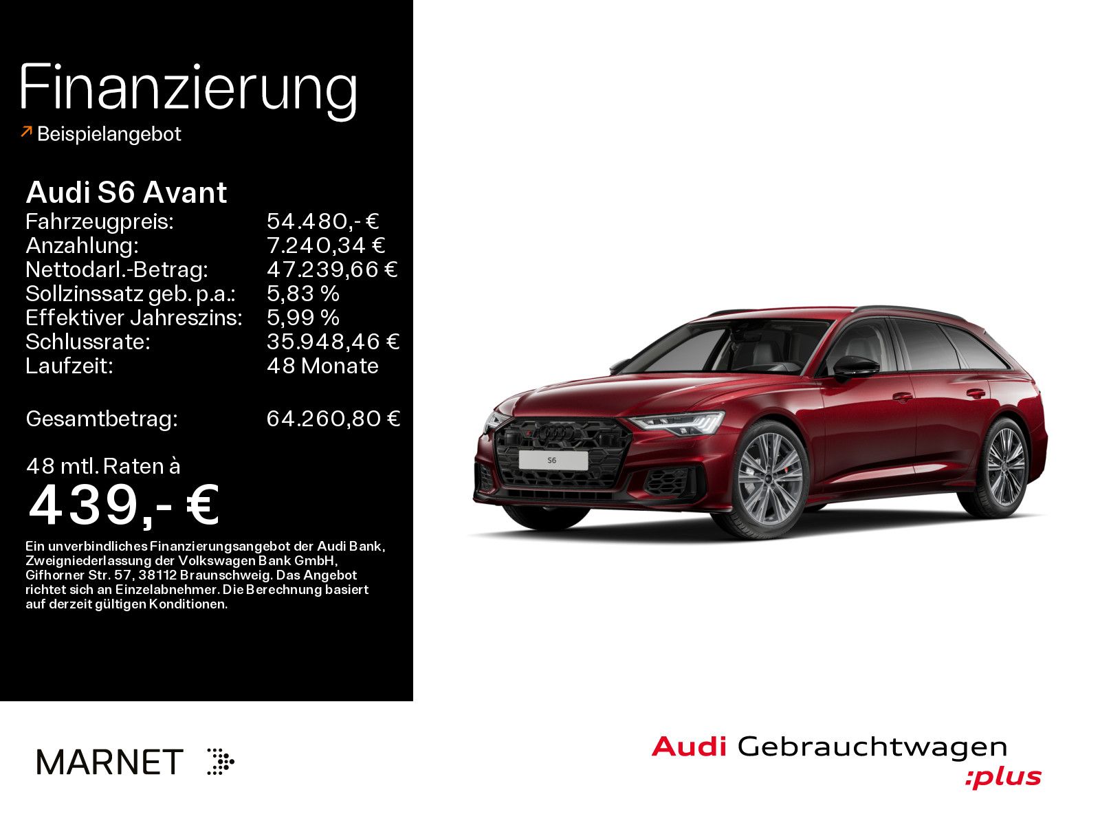 AUDI S6 Avant 3.0 TDI quattro*HD Matrix*B&amp;O*AHK*Optik