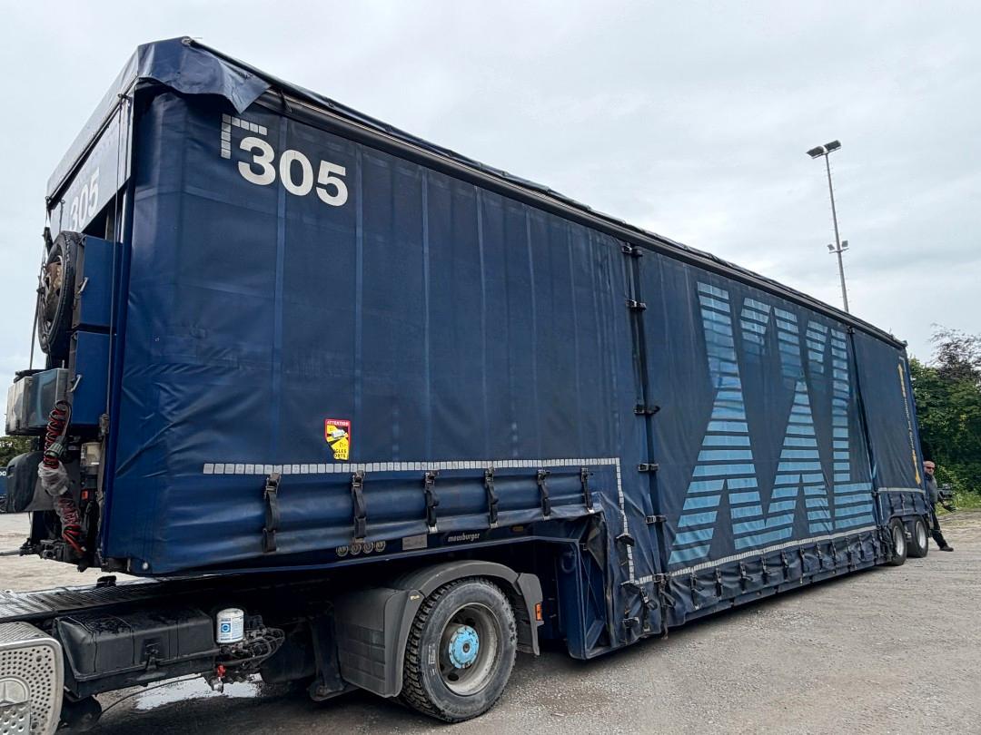 Meusburger MPG-2 Planen Tieflader Verbreiterbar 2 Achsen 18