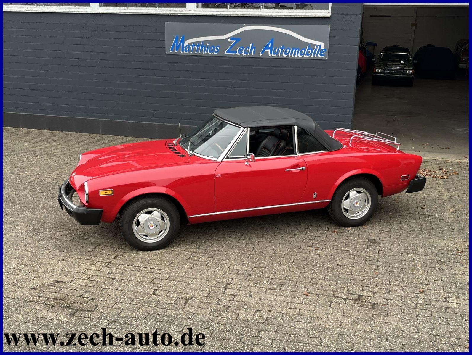 Fiat 124 Spider 1,8 CS 1 mit H- Kennzeichen