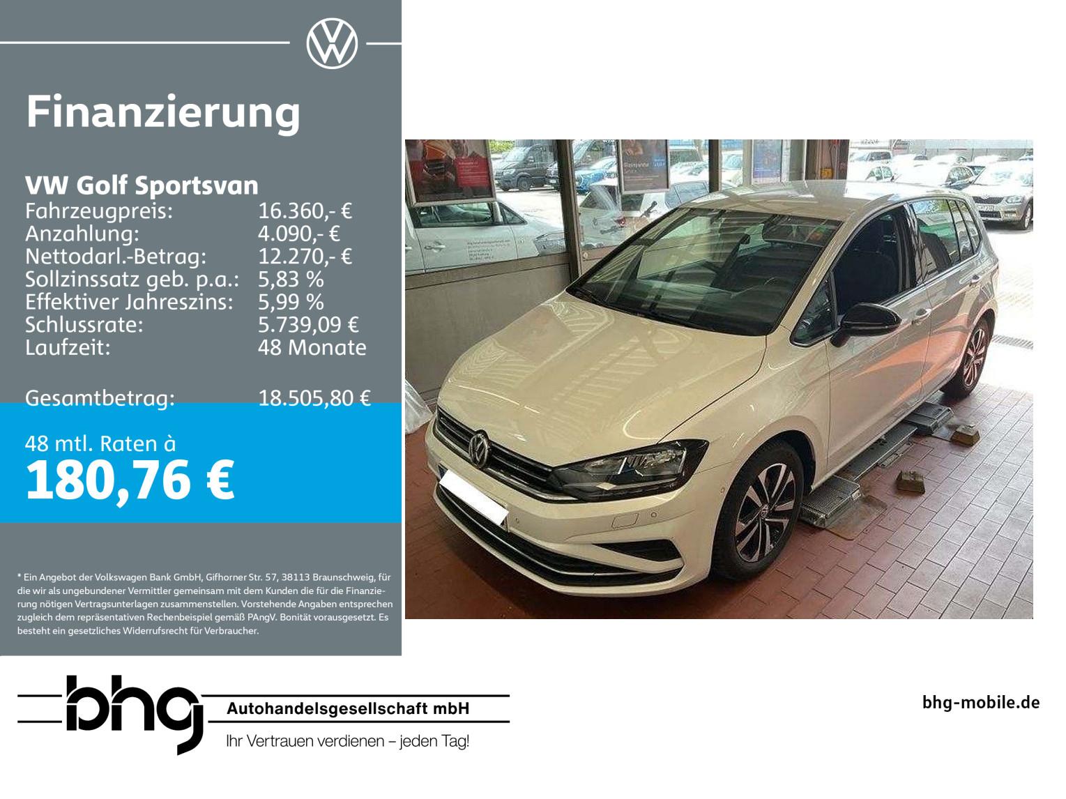 Volkswagen Golf Sportsvan Comfortline 1,5 TSI DSG