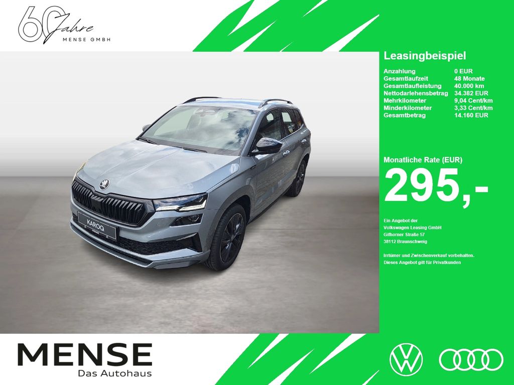 Karoq 1.5 TSI ACT Sportline Matrix AHK 4xSHZG LM