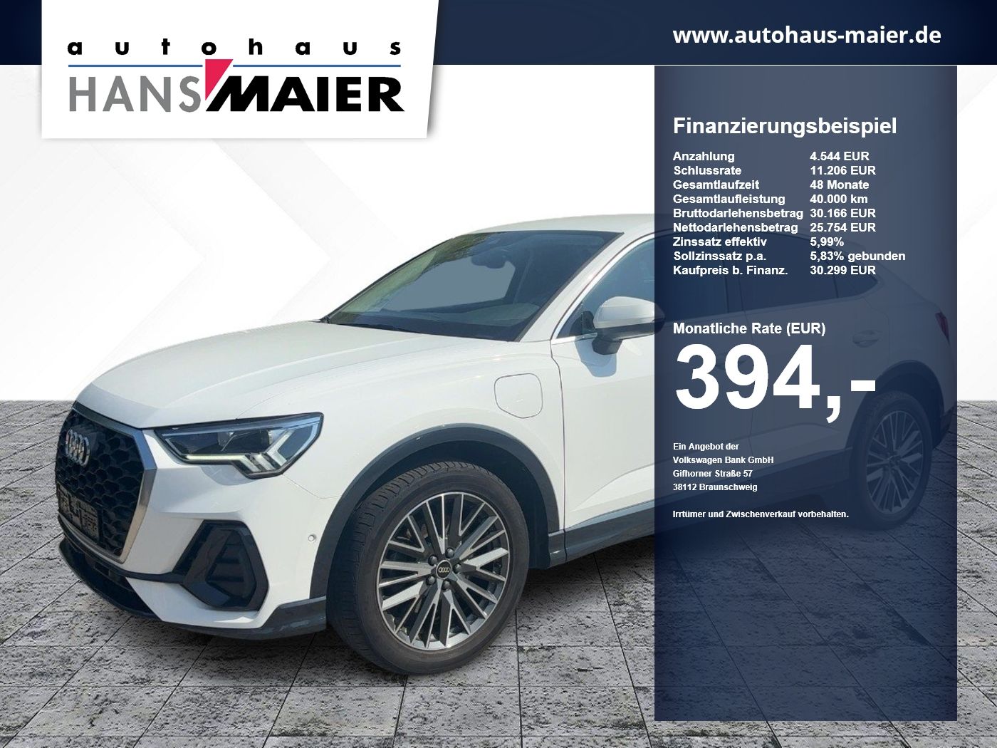 Audi Q3 Sportback 45 TFSI Stronic LED Navi ACC