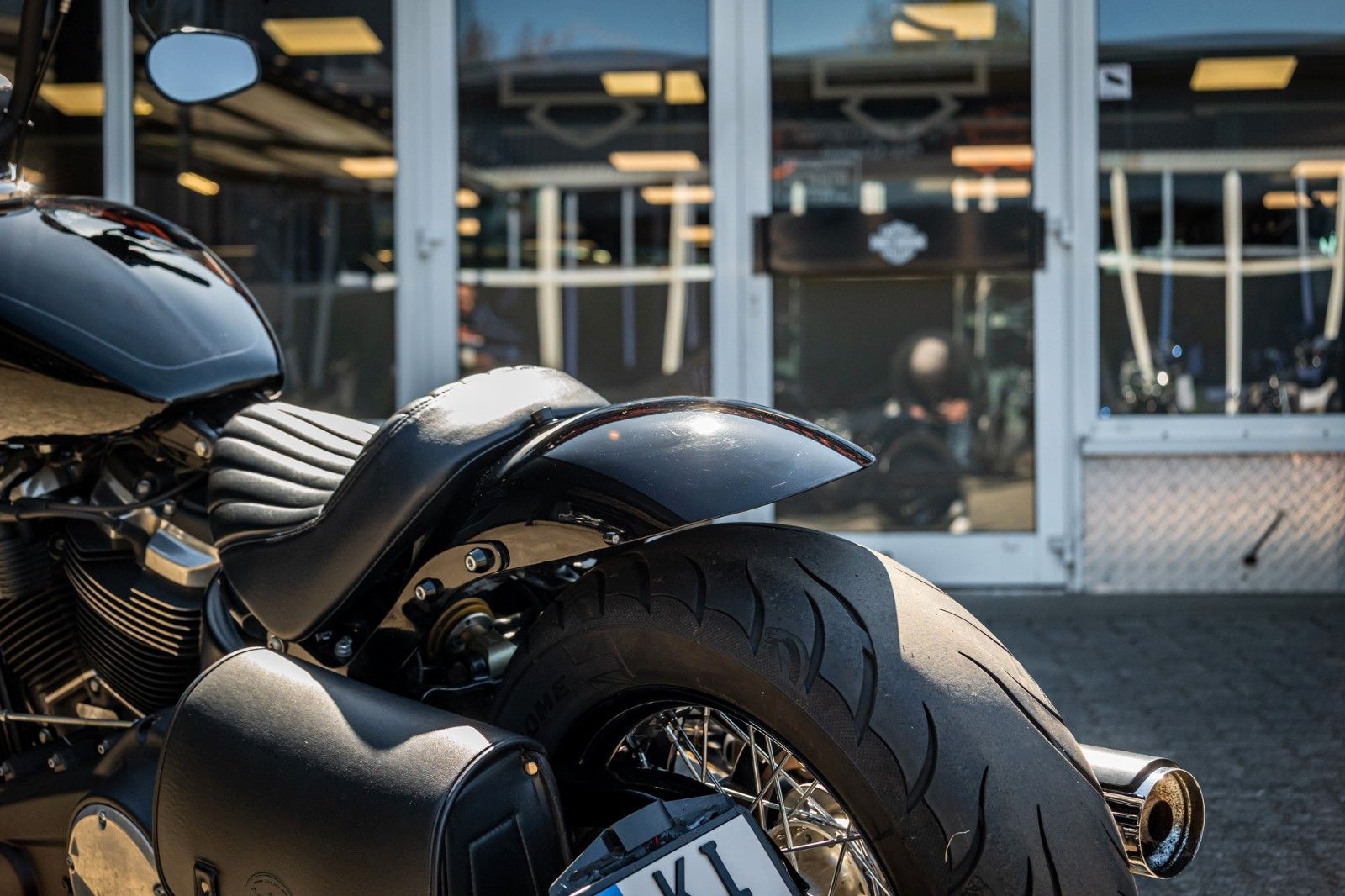 Fahrzeugabbildung Harley-Davidson STREET BOB FXBB - Heckumbau 200er Hinterreifen