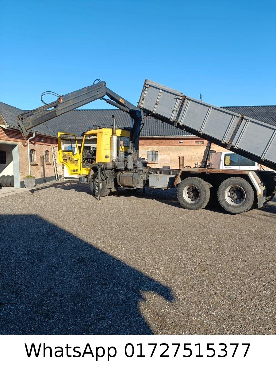 Volvo FL 7/260 6x2 Kran HMF  KIPPER Steel Suspension